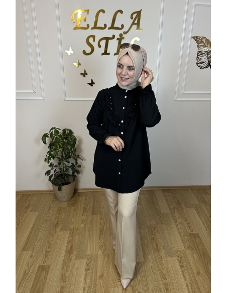 Fırfır detay tunik