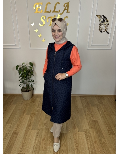 Kristal kapitone yelek