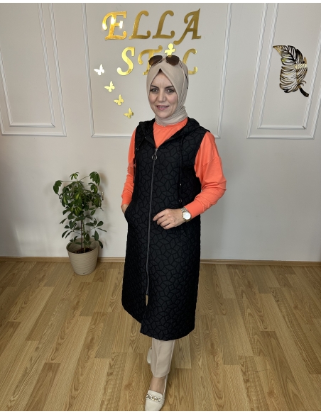 Kristal kapitone yelek