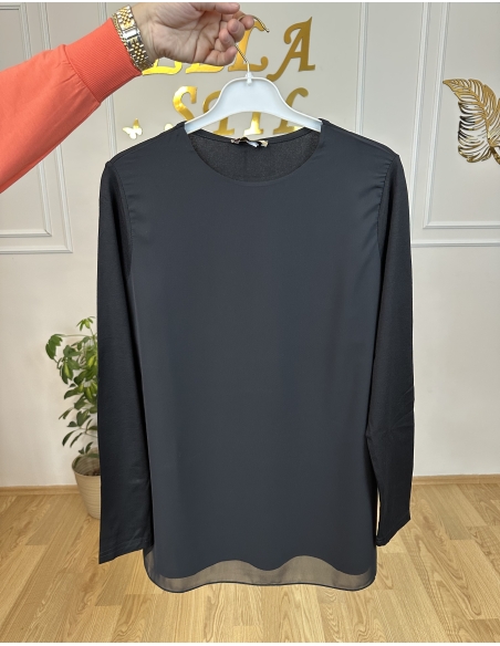 Şifon kollu  içlik